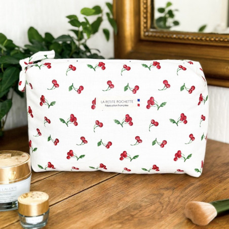 Trousse de toilette cerises
