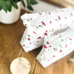 Trousse de toilette cerises