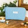 Vichy bleu cyan M