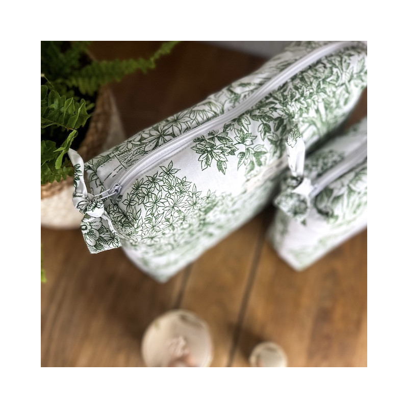 Toile de jouy vert M Toile de jouy vert M