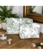 Toile de jouy vert S