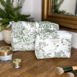 Toile de jouy vert S