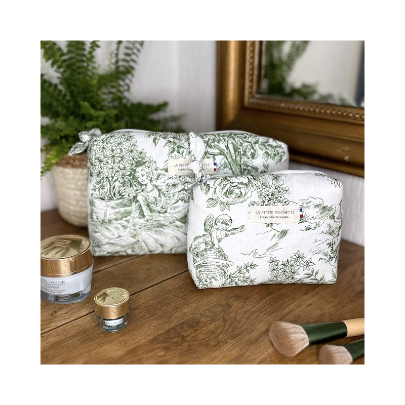Toile de jouy vert S Toile de jouy vert S