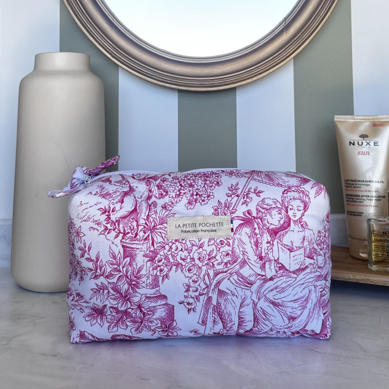 Toile de jouy rose M Toile de jouy rose M
