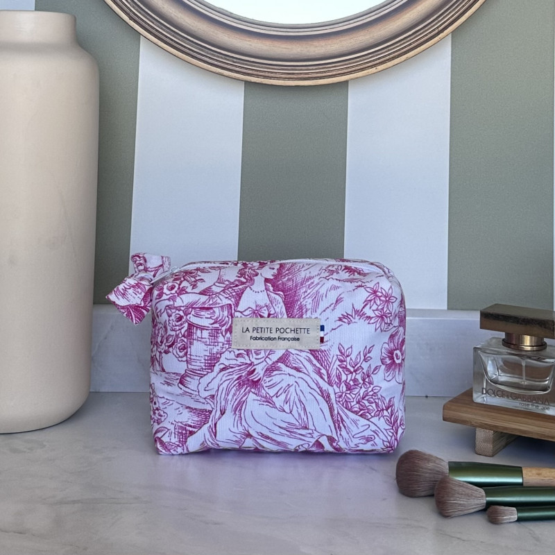 Toile de jouy rose S Toile de jouy rose S