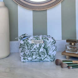 Toile de jouy vert S